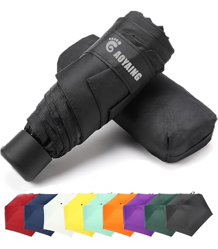 小物 Meravel Compact UV umbrella Amazon.com: GMOX Travel Essentials Mini Umbrella with Case – Small
